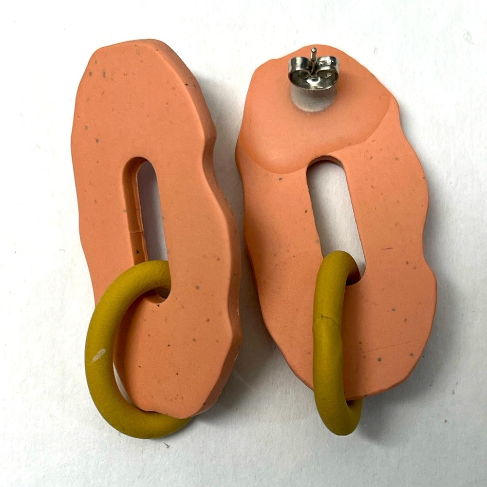 Polymer clay earrings